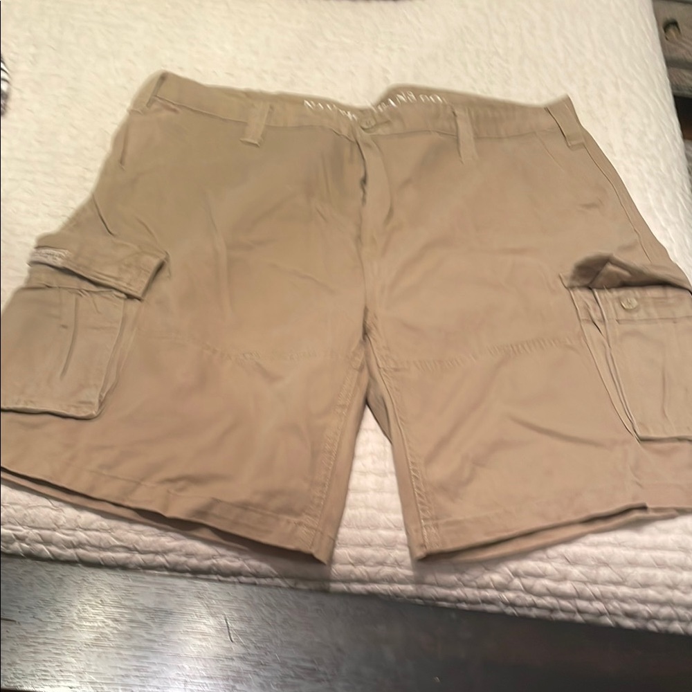 Nautica Tan Cargo Shorts with Classic Style